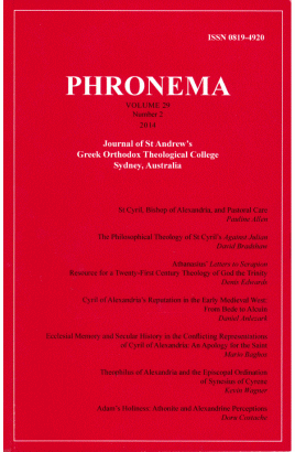 Phronema Volume 29, Number 2, 2014